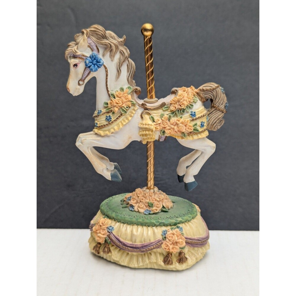 Melodies County Fair Carousel Horse Heritage House 'Somewhere Over the Rainbow'